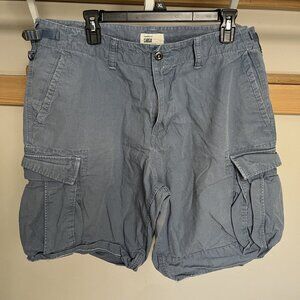 Gap Khaki's Cargo Shorts, Blue, 36